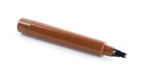 Photo of One liquid eyebrow pencil isolated on white