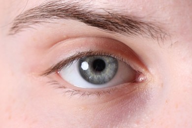 Photo of Closeup view of woman with beautiful eyes