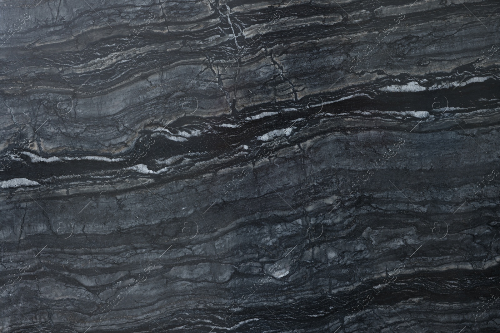 Texture of dark marble surface as background, top view Photo of Texture of dark marble surface as background, top view