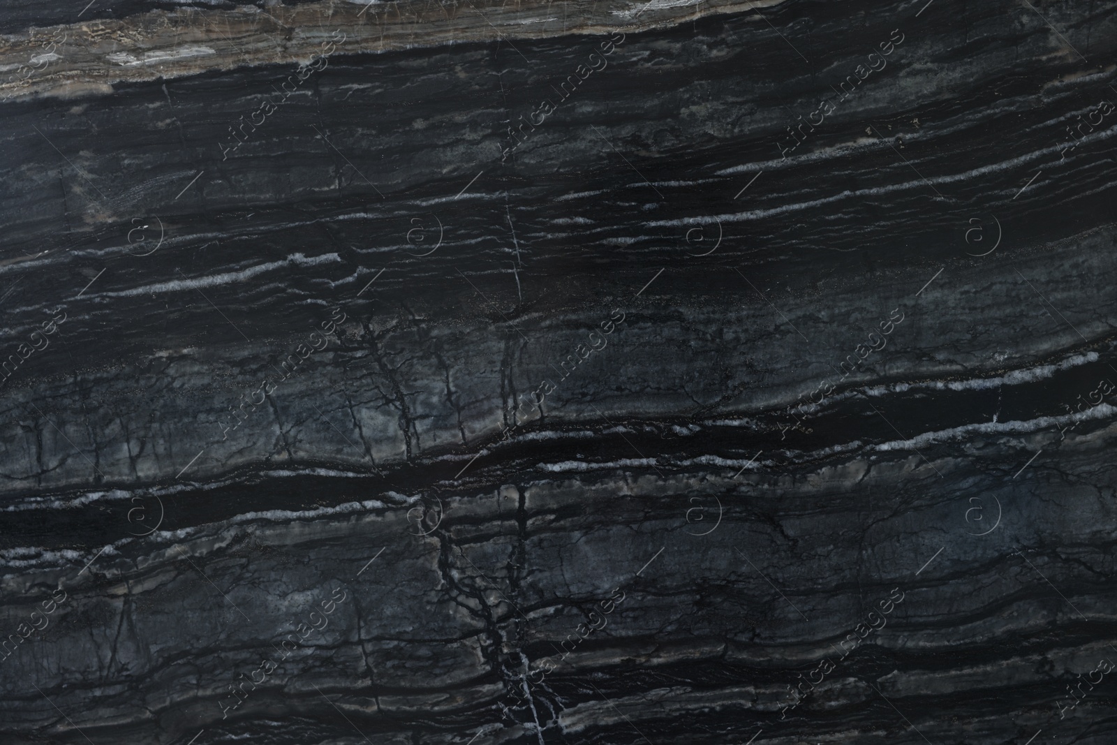 Texture of dark marble surface as background, top view Photo of Texture of dark marble surface as background, top view