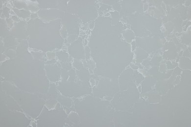 Photo of Texture of grey marble surface as background, top view