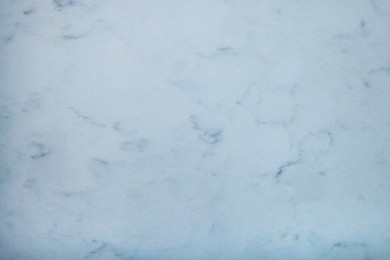 Photo of Texture of white marble surface as background, top view
