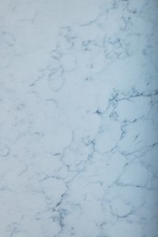Photo of Texture of white marble surface as background, top view
