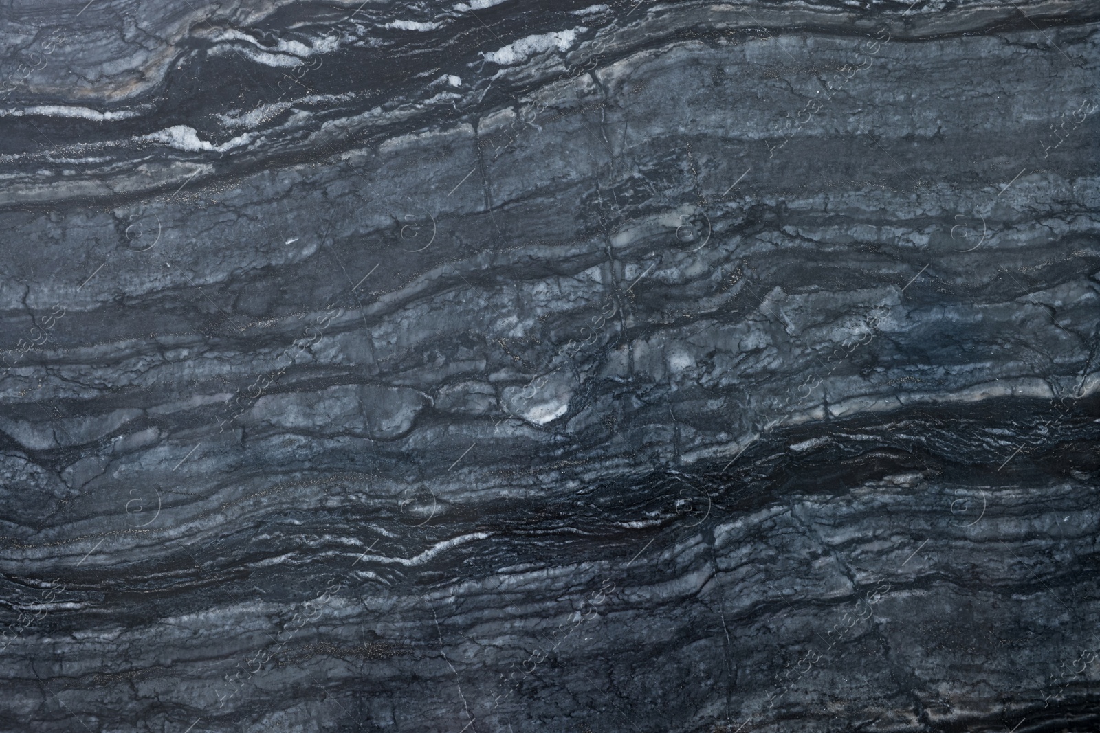 Texture of dark marble surface as background, top view Photo of Texture of dark marble surface as background, top view