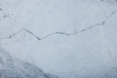 Photo of Texture of white marble surface as background, top view