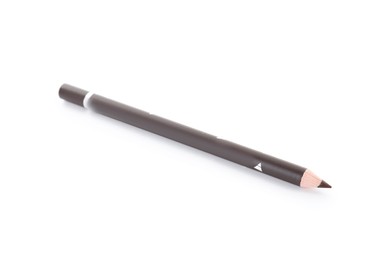 Photo of One brown eyebrow pencil isolated on white