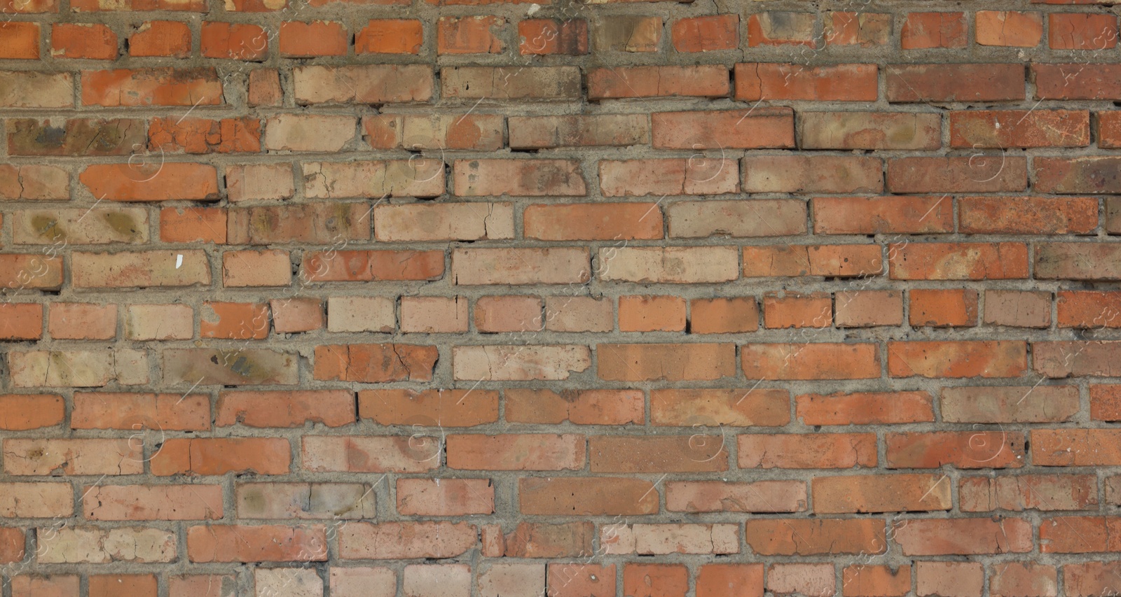 Texture of red brick wall as background, closeup Photo of Texture of red brick wall as background, closeup