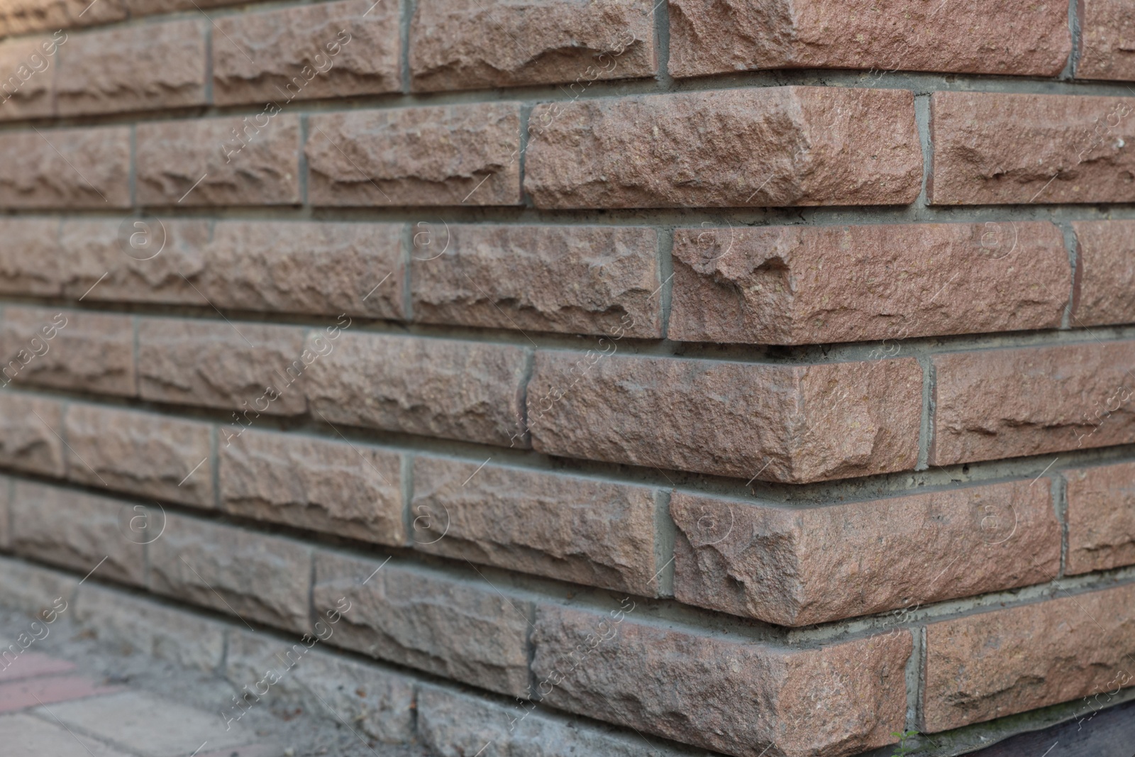 Texture of red brick wall as background, closeup Photo of Texture of red brick wall as background, closeup