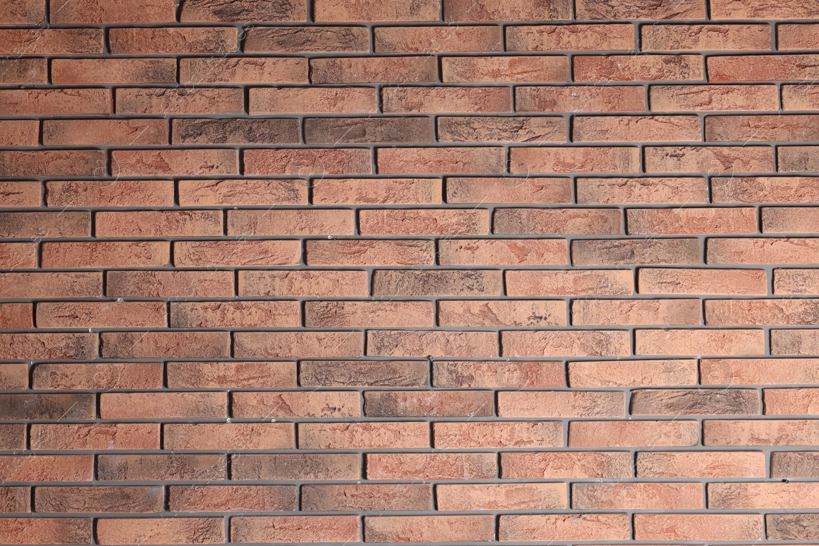 Texture of red brick wall as background, closeup Photo of Texture of red brick wall as background, closeup