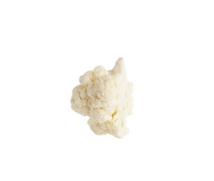 Photo of Piece of fresh cauliflower floret isolated on white