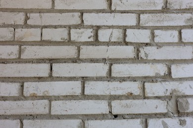 Photo of Texture of brick wall as background, closeup
