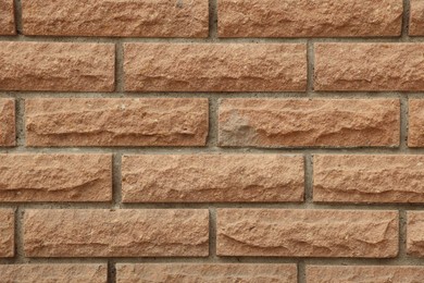 Photo of Texture of brick wall as background, closeup