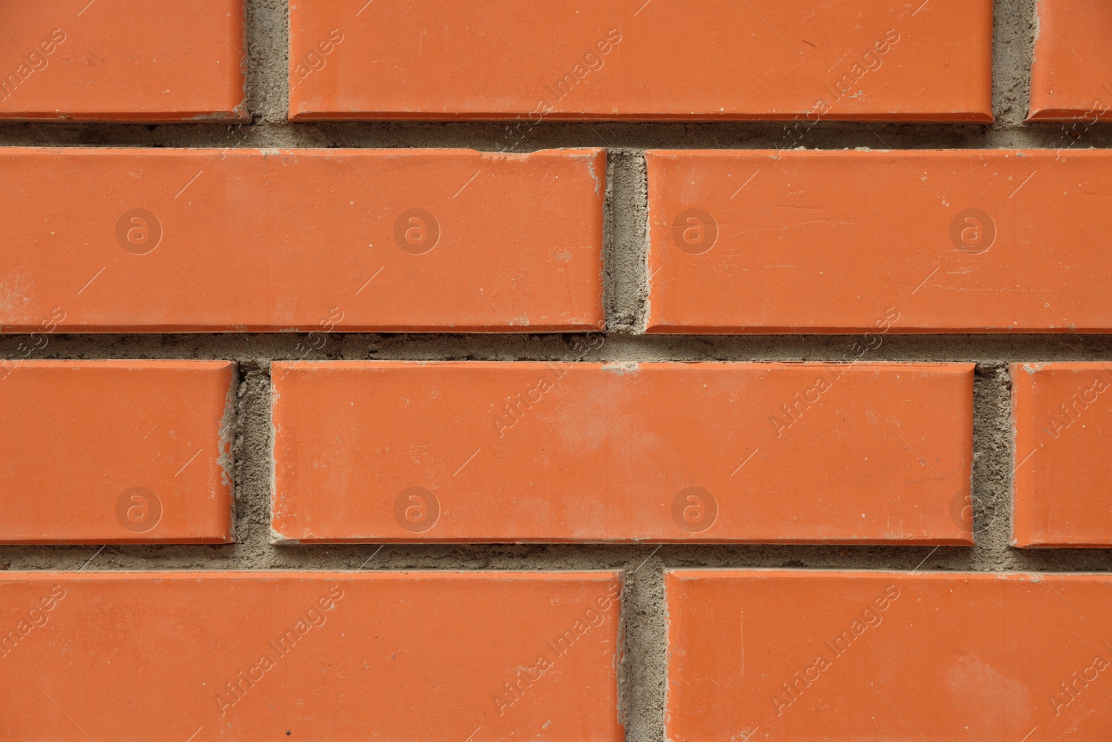 Texture of red brick wall as background, closeup Photo of Texture of red brick wall as background, closeup