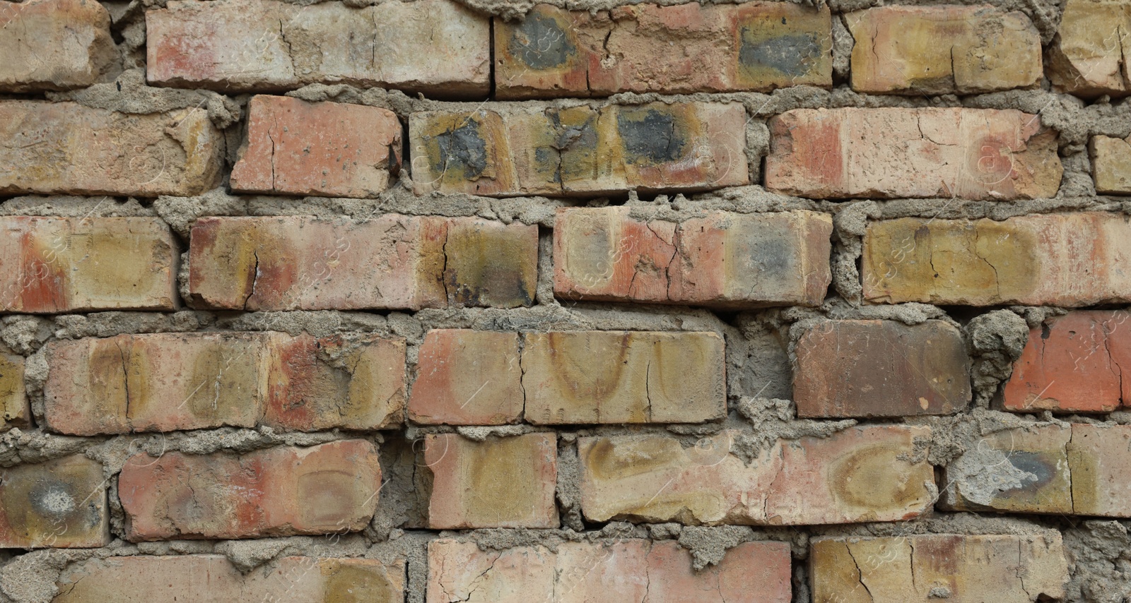 Texture of old brick wall as background, closeup Photo of Texture of old brick wall as background, closeup