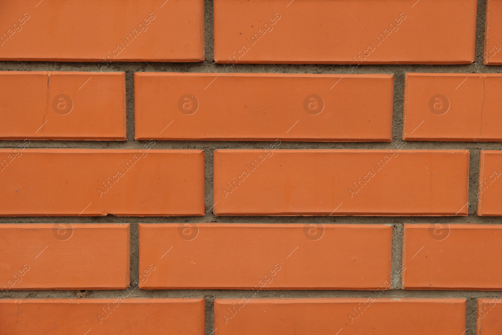Texture of red brick wall as background, closeup Photo of Texture of red brick wall as background, closeup