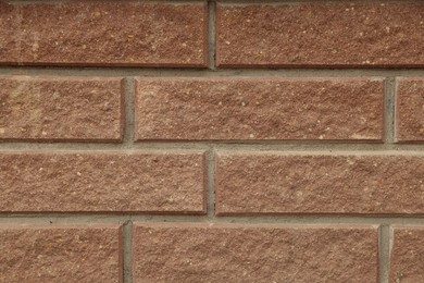 Photo of Texture of brick wall as background, closeup