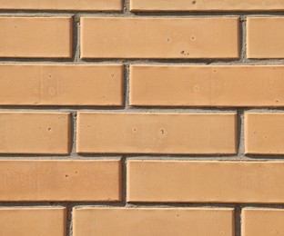 Photo of Texture of brick wall as background, closeup