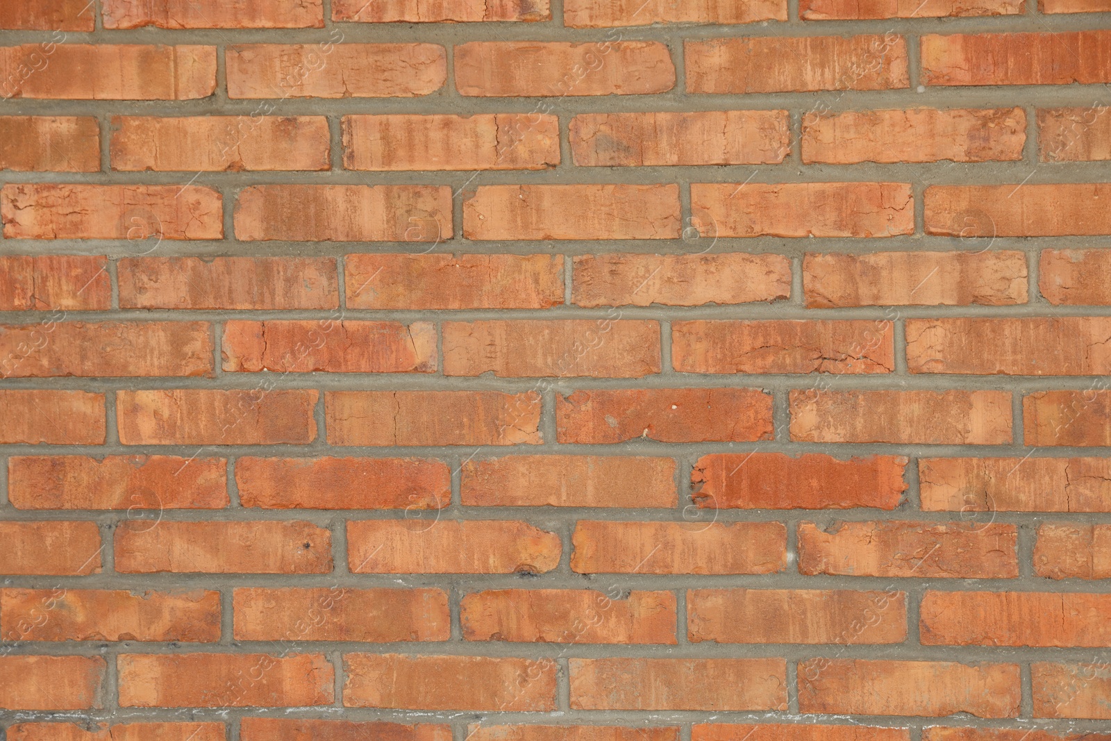 Texture of red brick wall as background, closeup Photo of Texture of red brick wall as background, closeup