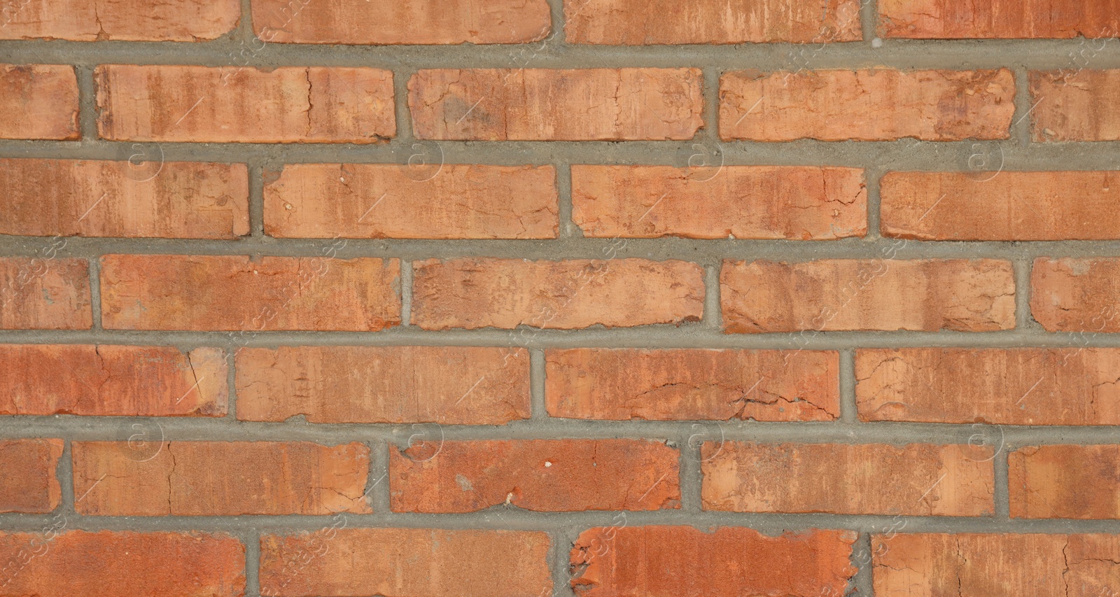 Texture of red brick wall as background, closeup Photo of Texture of red brick wall as background, closeup