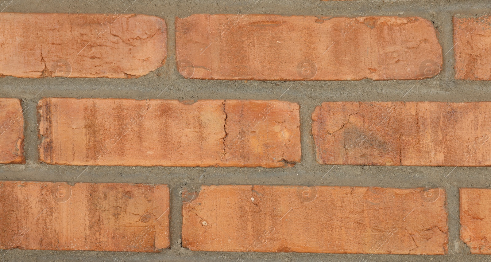 Texture of red brick wall as background, closeup Photo of Texture of red brick wall as background, closeup