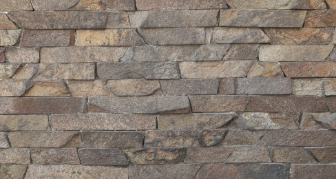 Photo of Texture of brick wall as background, closeup