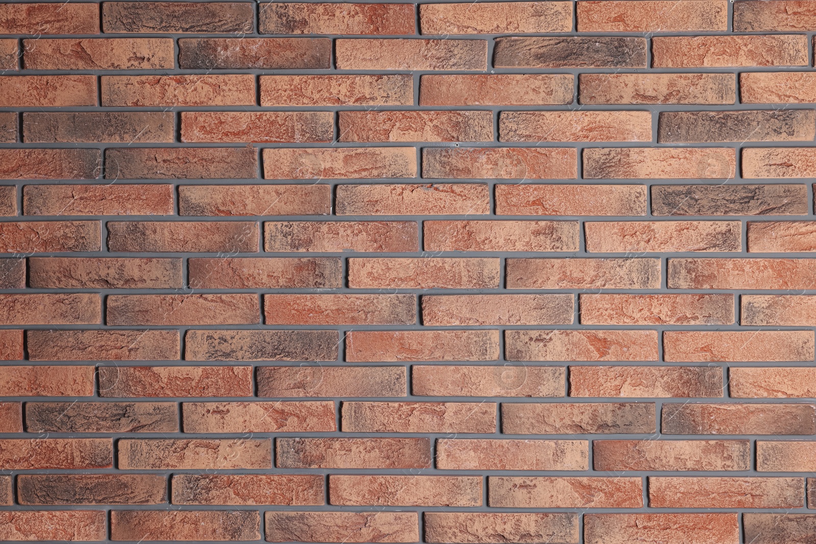Texture of red brick wall as background, closeup Photo of Texture of red brick wall as background, closeup