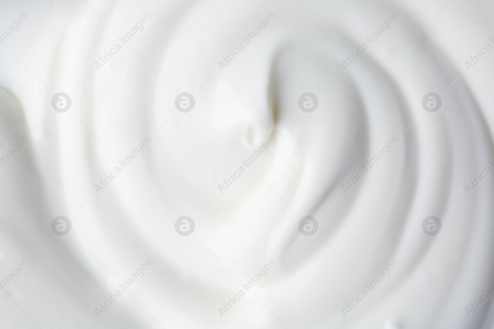 Texture of tasty yogurt as background, top view Photo of Texture of tasty yogurt as background, top view