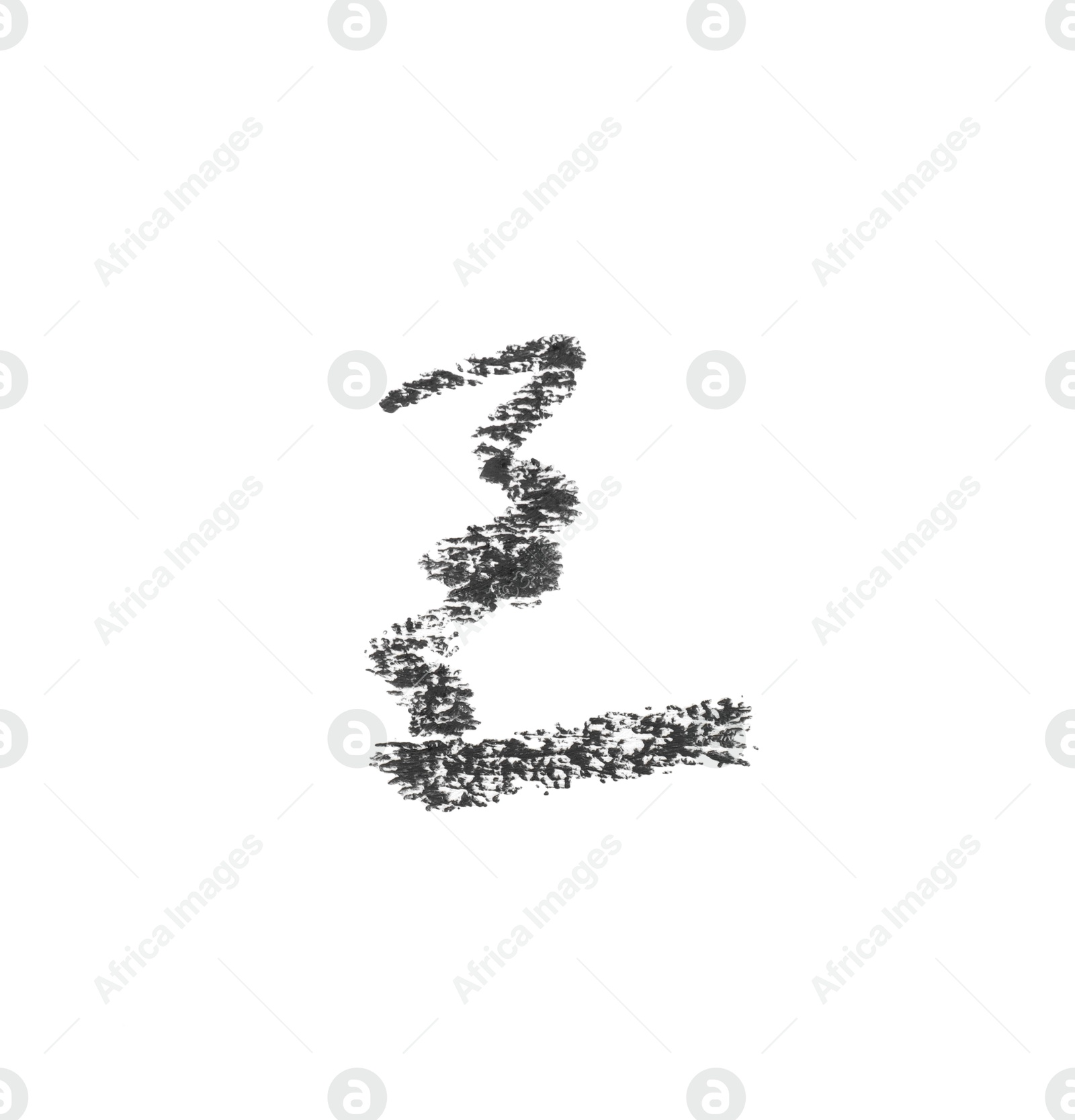 Beautiful eyebrow pencil strokes isolated on white, top view Photo of Beautiful eyebrow pencil strokes isolated on white, top view
