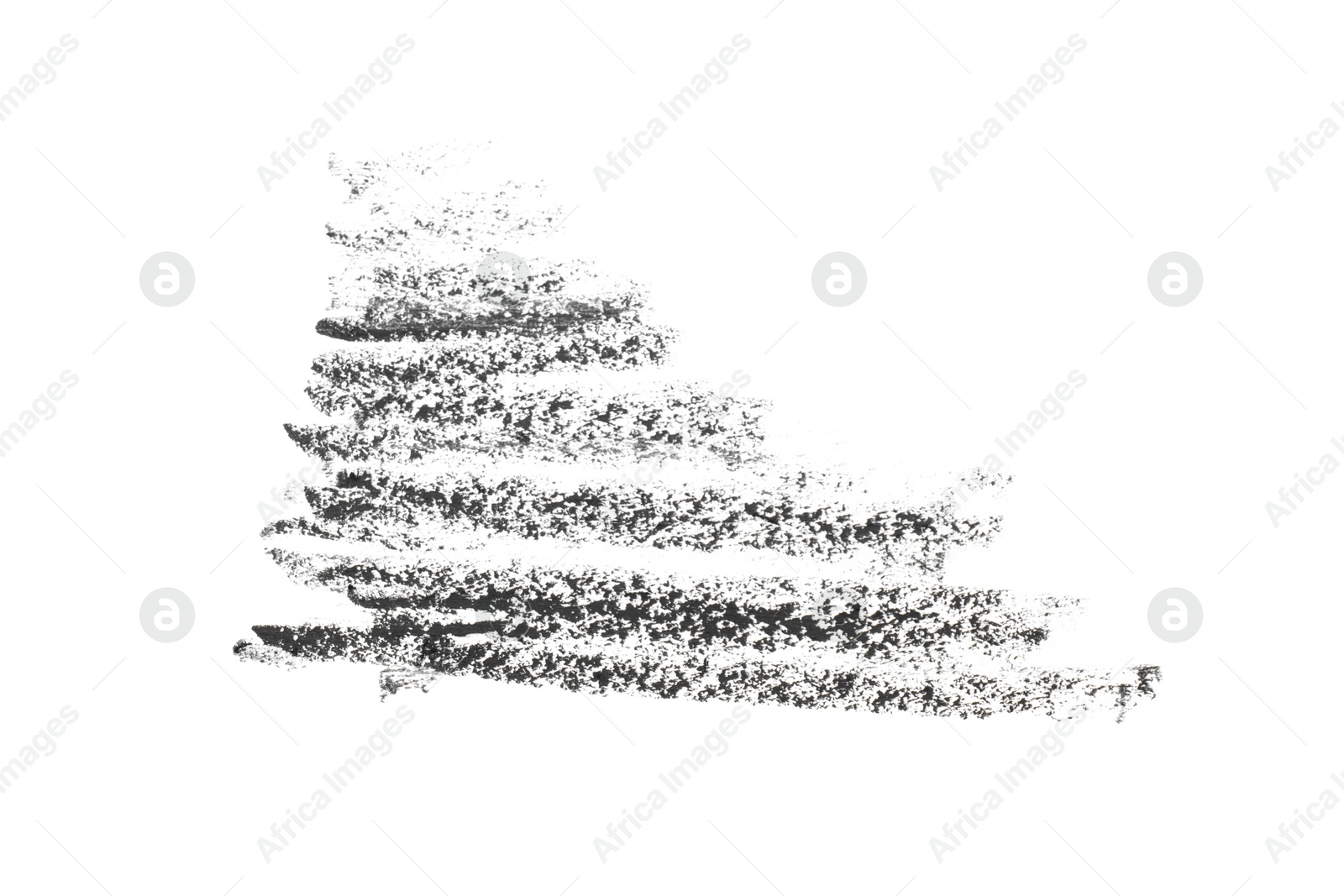 Beautiful eyebrow pencil strokes isolated on white, top view Photo of Beautiful eyebrow pencil strokes isolated on white, top view