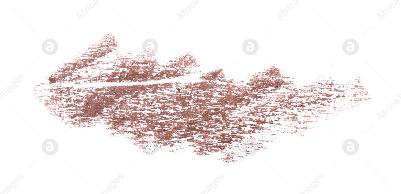 Beautiful eyebrow pencil strokes isolated on white, top view Photo of Beautiful eyebrow pencil strokes isolated on white, top view