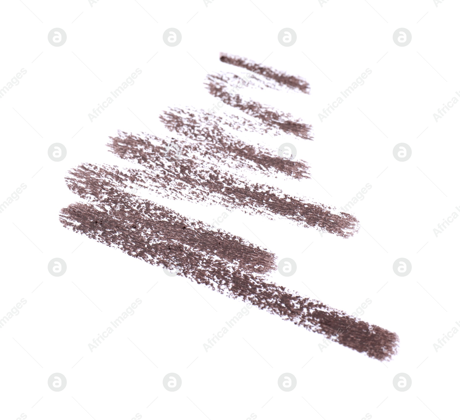 Beautiful eyebrow pencil strokes isolated on white Photo of Beautiful eyebrow pencil strokes isolated on white