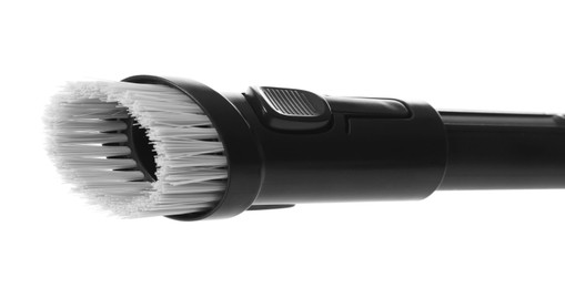 Photo of One vacuum cleaner brush on white background