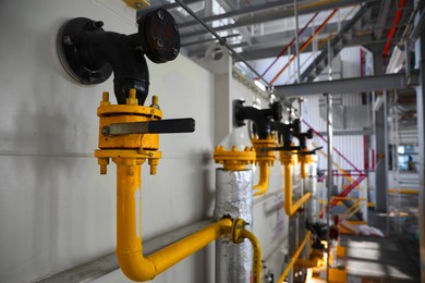 Image of Modern granary with different equipment, inside view