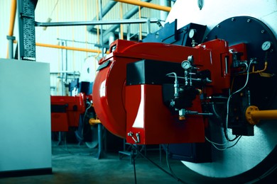 Image of Modern granary with different equipment, inside view