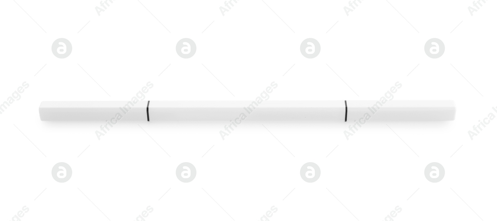 Photo of One mechanical eyebrow pencil isolated on white, top view