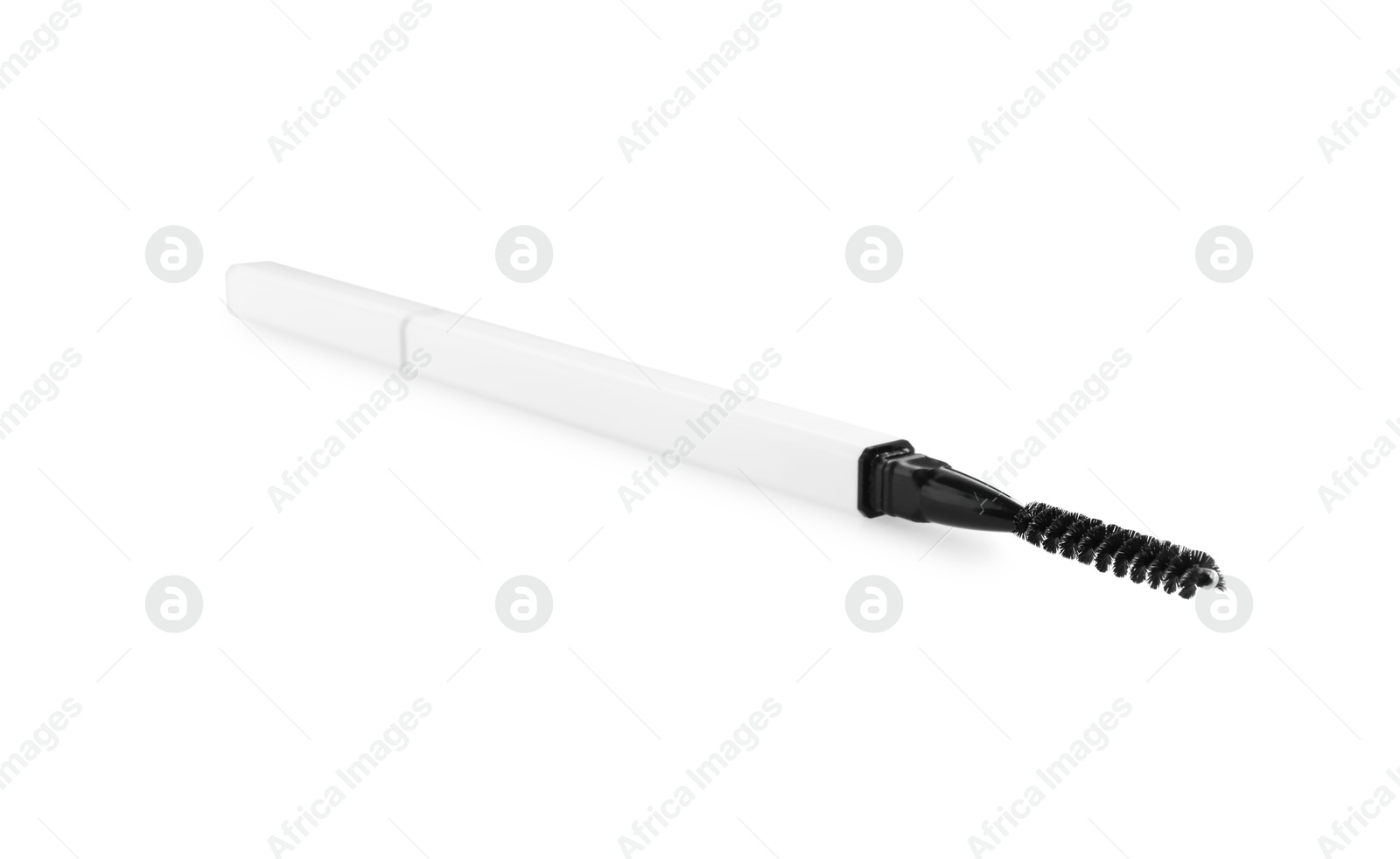 One mechanical eyebrow pencil isolated on white Photo of One mechanical eyebrow pencil isolated on white
