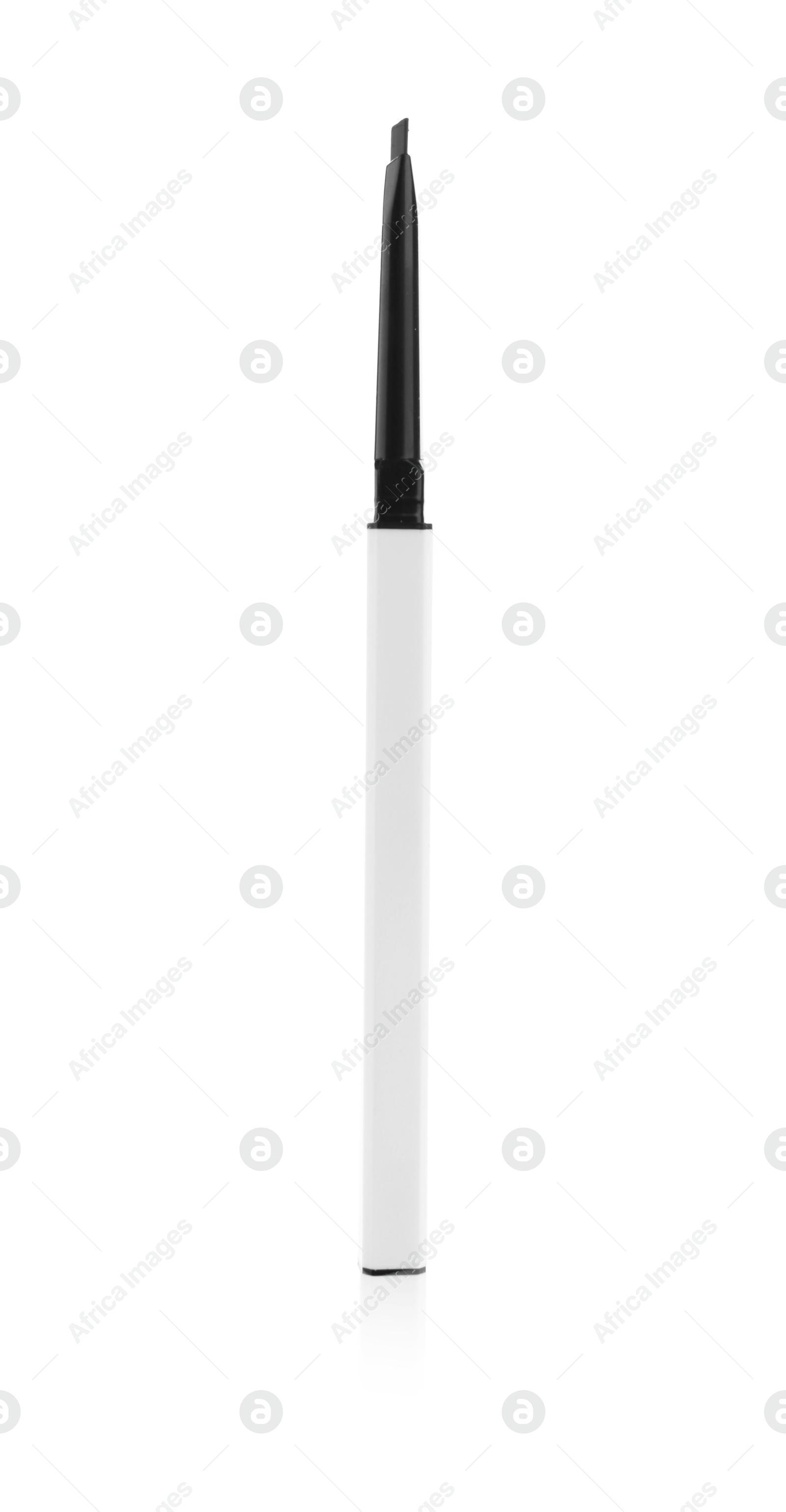 One mechanical eyebrow pencil isolated on white Photo of One mechanical eyebrow pencil isolated on white