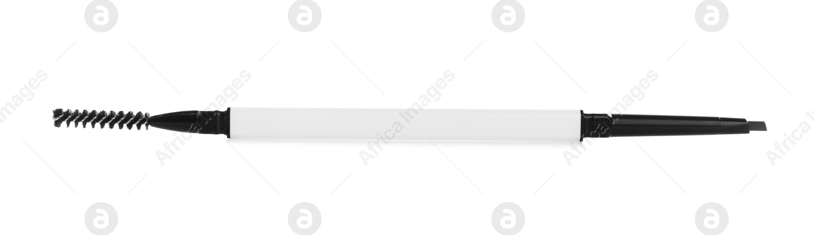 Photo of One mechanical eyebrow pencil isolated on white, top view