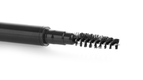 Photo of One eyebrow pencil with brush isolated on white