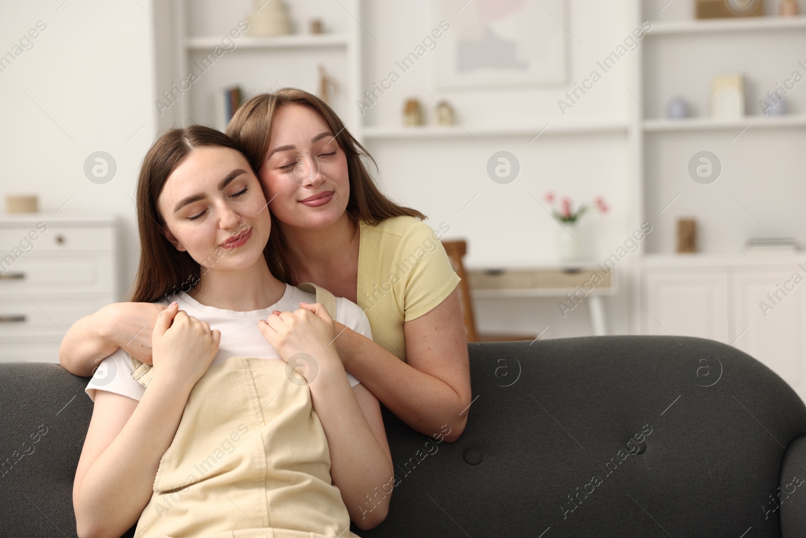 Photo of Happy friends together after apology at home