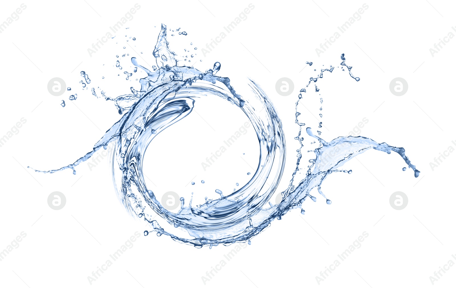 Water forming whirlpool on white background. Whirling fluid Image of Water forming whirlpool on white background. Whirling fluid