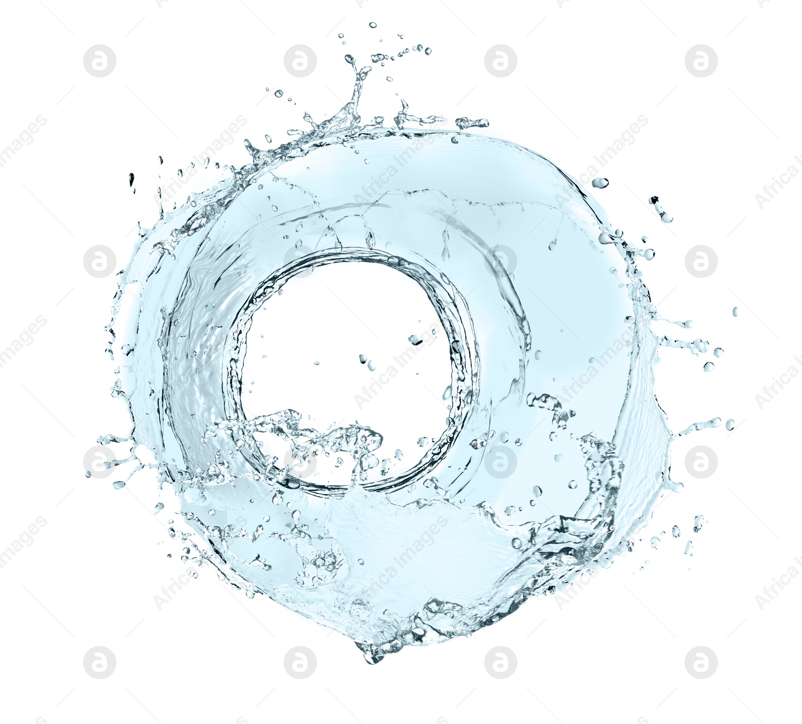 Water forming whirlpool on white background. Whirling fluid Image of Water forming whirlpool on white background. Whirling fluid