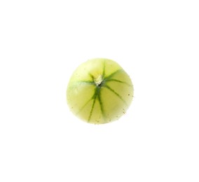 Photo of Fresh ripe green gooseberry isolated on white