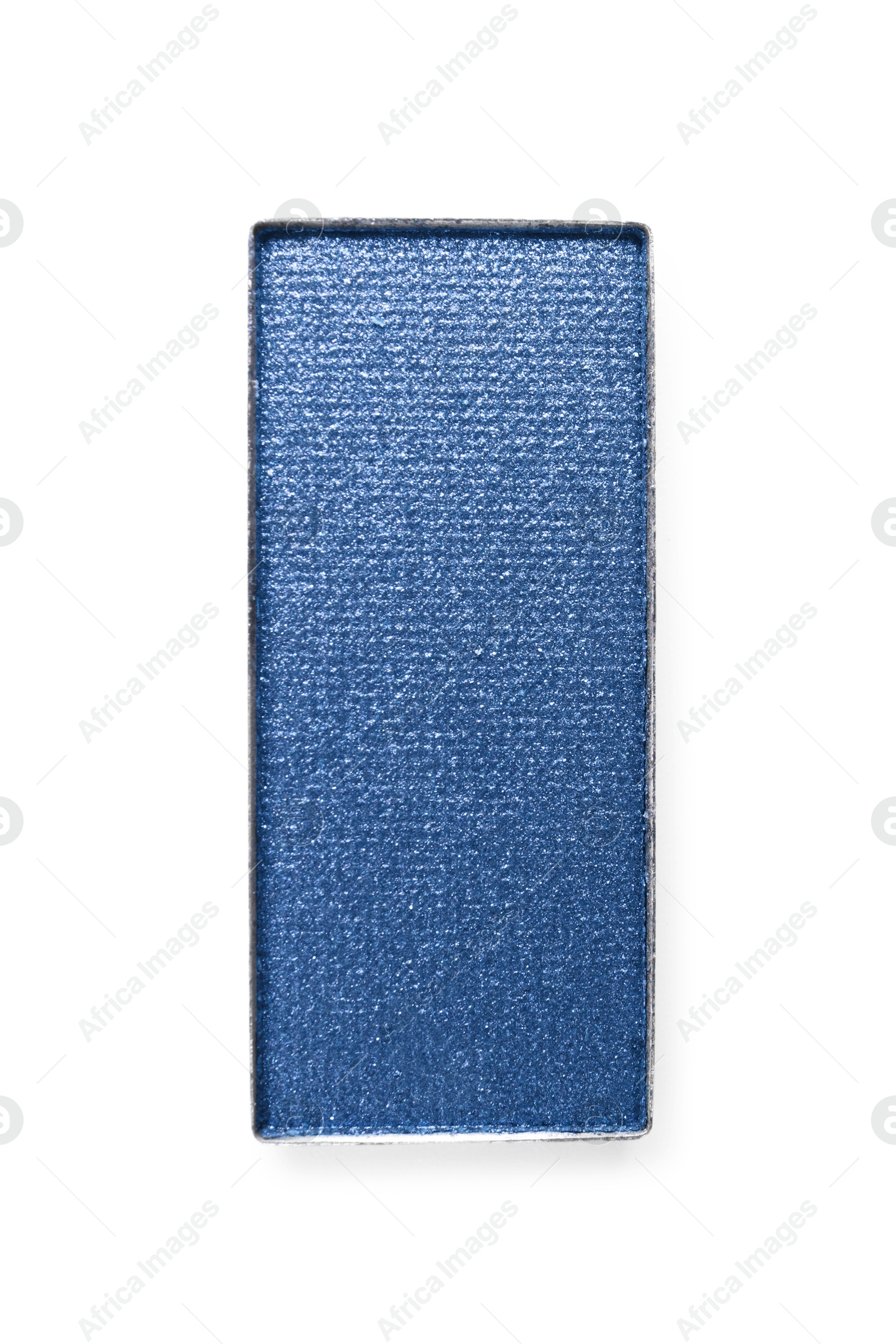 Eye shadow refill pan for palette isolated on white, top view. Blue shade Image of Eye shadow refill pan for palette isolated on white, top view. Blue shade
