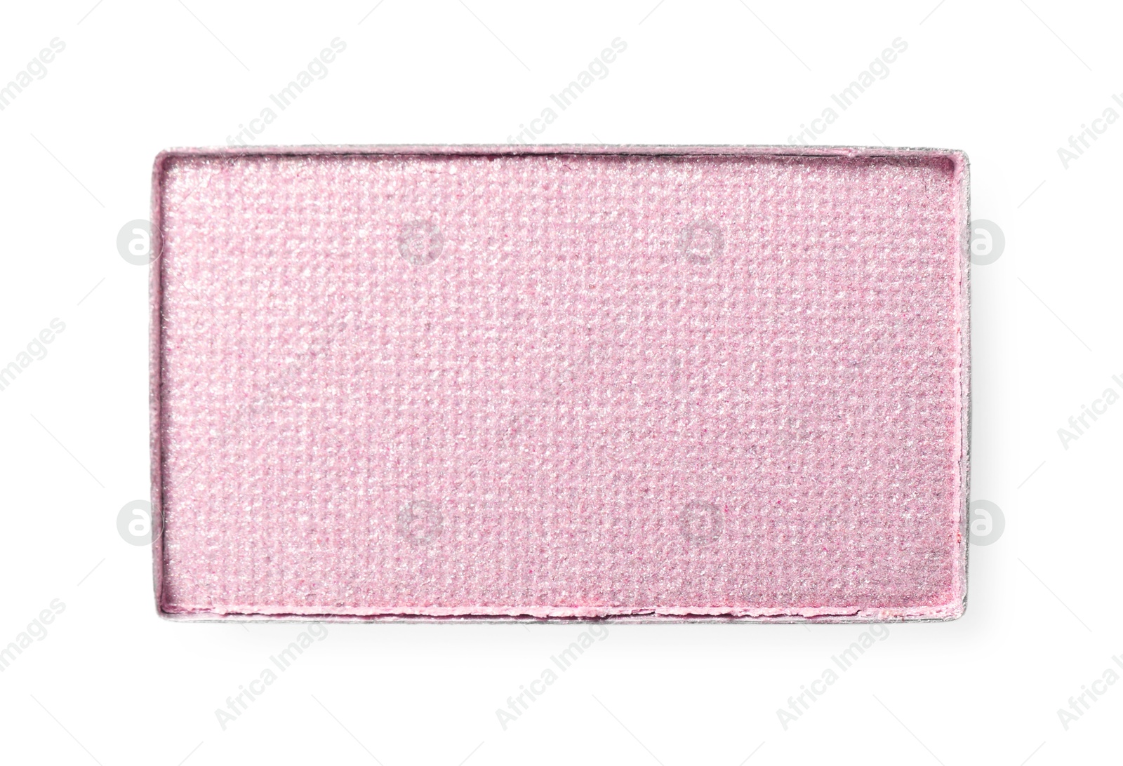 Eye shadow refill pan for palette isolated on white, top view. Pink shade Image of Eye shadow refill pan for palette isolated on white, top view. Pink shade