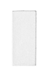 Image of Eye shadow refill pan for palette isolated on white, top view. White color