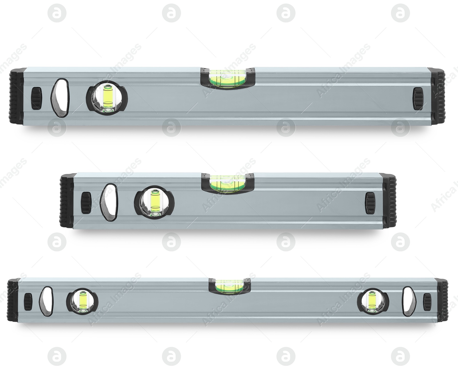 Grey bubble levels isolated on white, set. Building measuring instrument Image of Grey bubble levels isolated on white, set. Building measuring instrument