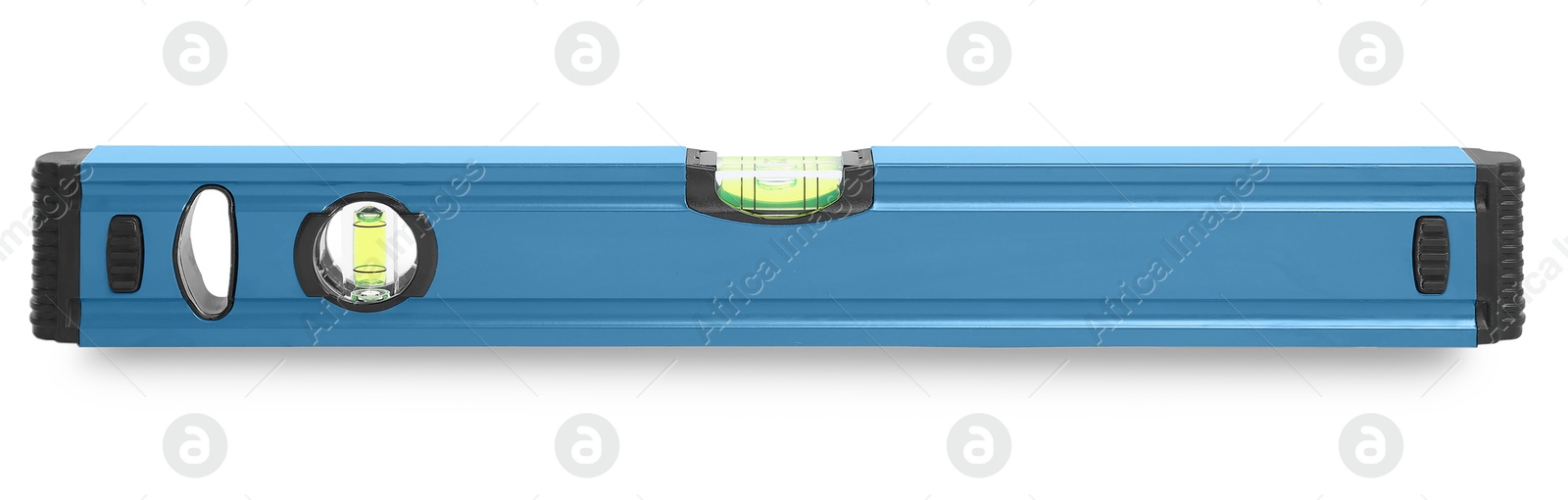 Blue bubble level isolated on white. Building measuring instrument Image of Blue bubble level isolated on white. Building measuring instrument