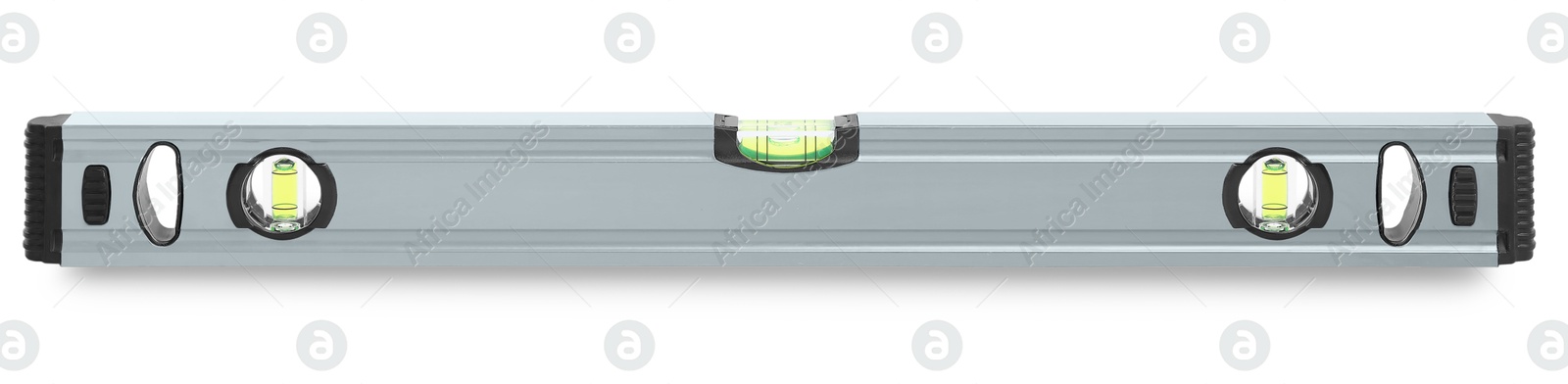 Grey bubble level isolated on white. Building measuring instrument Image of Grey bubble level isolated on white. Building measuring instrument