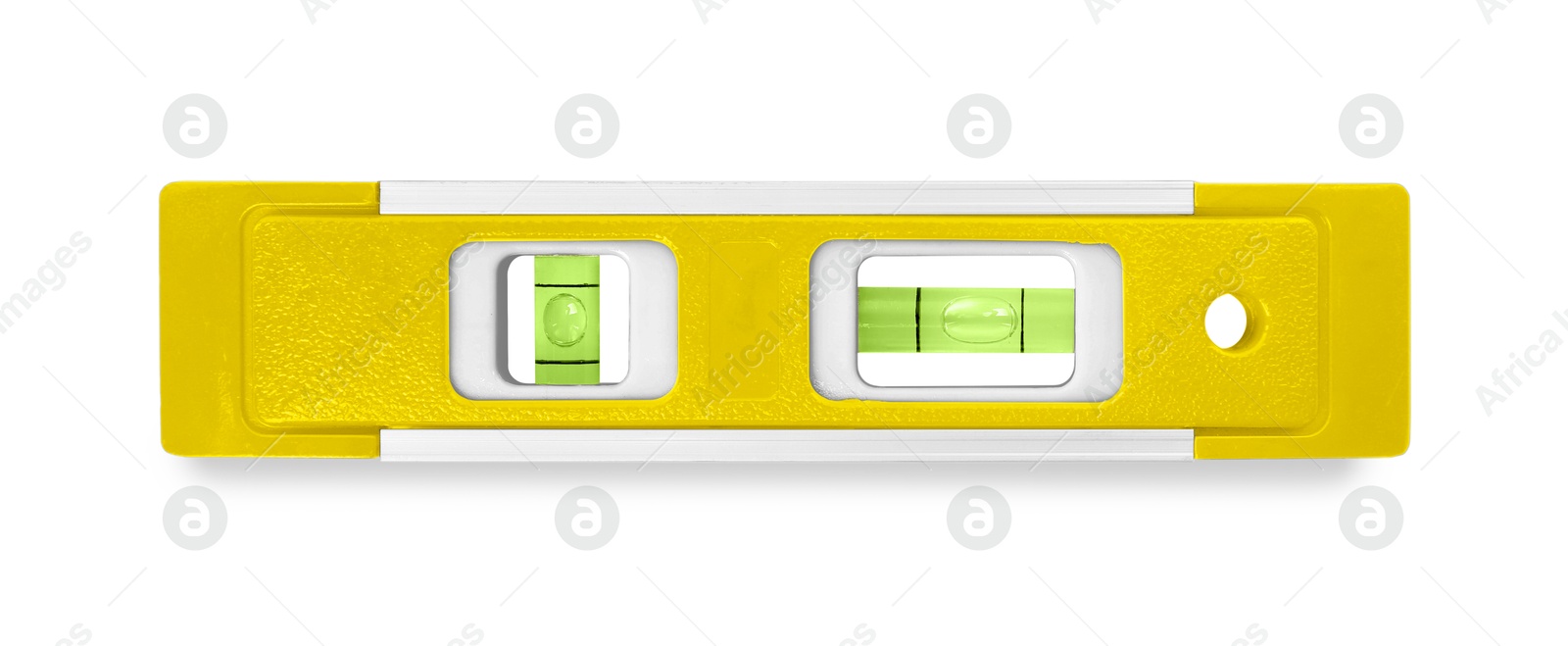 Yellow bubble level isolated on white. Building measuring instrument Image of Yellow bubble level isolated on white. Building measuring instrument